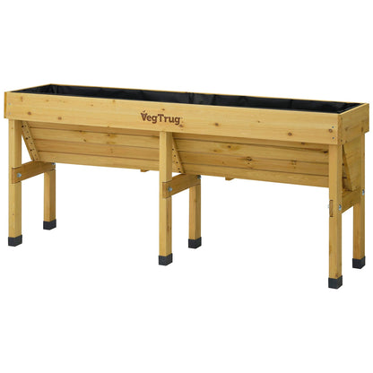 Takasho VegTrug Medium WallHugger 1.8m Natural