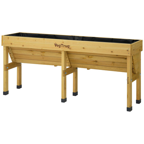 Takasho VegTrug Medium WallHugger 1.8m Natural - SuperSaverAU - view 1