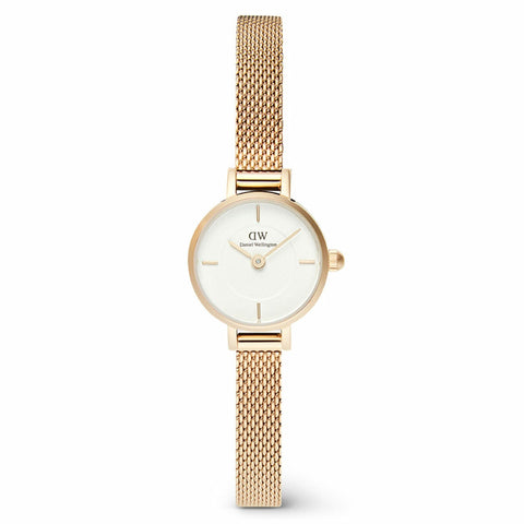 Daniel Wellington Gold Mesh Wristwatch Petite Mini Evergold Women's DW00100745