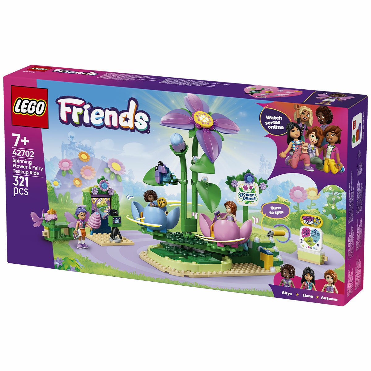LEGO Spinning Flower and Fairy Teacup Ride Friends Playset Ages 7 Plus 42702 — image 6