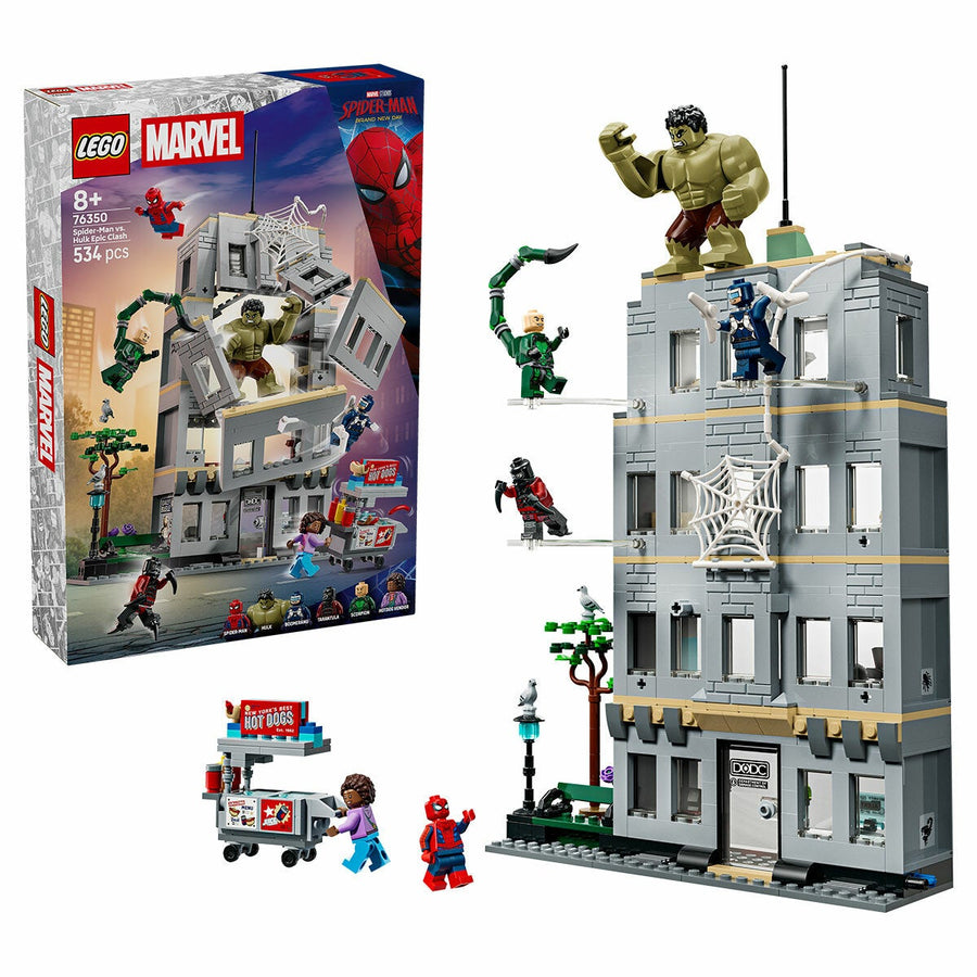 LEGO Spider-Man vs Hulk Epic Clash Marvel Construction Toy Ages 8 Plus 76350