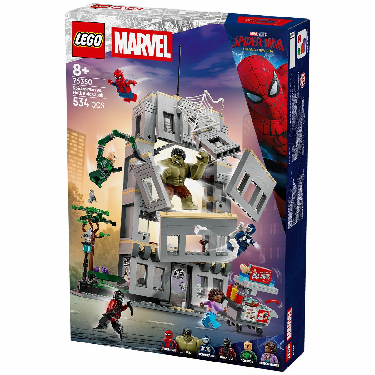 LEGO Spider-Man vs Hulk Epic Clash Marvel Construction Toy Ages 8 Plus 76350 — image 7