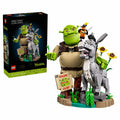 LEGO Shrek and Donkey Posable Figure Kit With Puss in Boots Display 72423