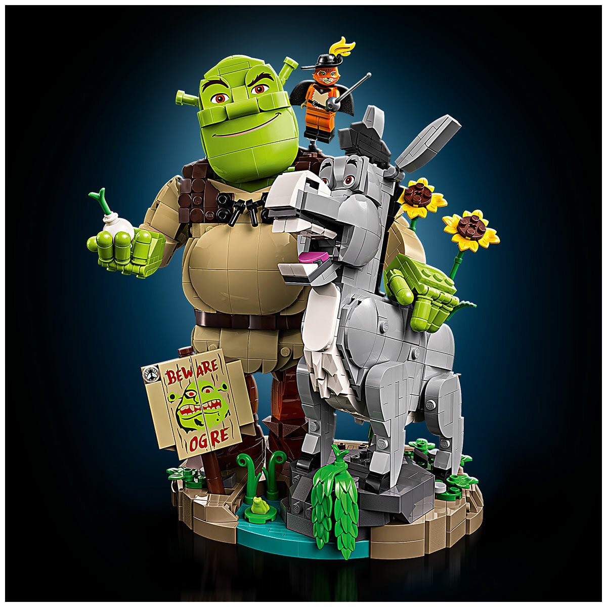 LEGO Shrek and Donkey Posable Figure Kit With Puss in Boots Display 72423 — image 4