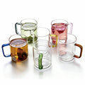 King Crystal 410mL Borosilicate Coffee Mugs 6 Pack Stackable Lead-Free — image 3