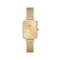 Daniel Wellington Gold Dial Wristwatch Quadro Unitone Women's DW00100485
