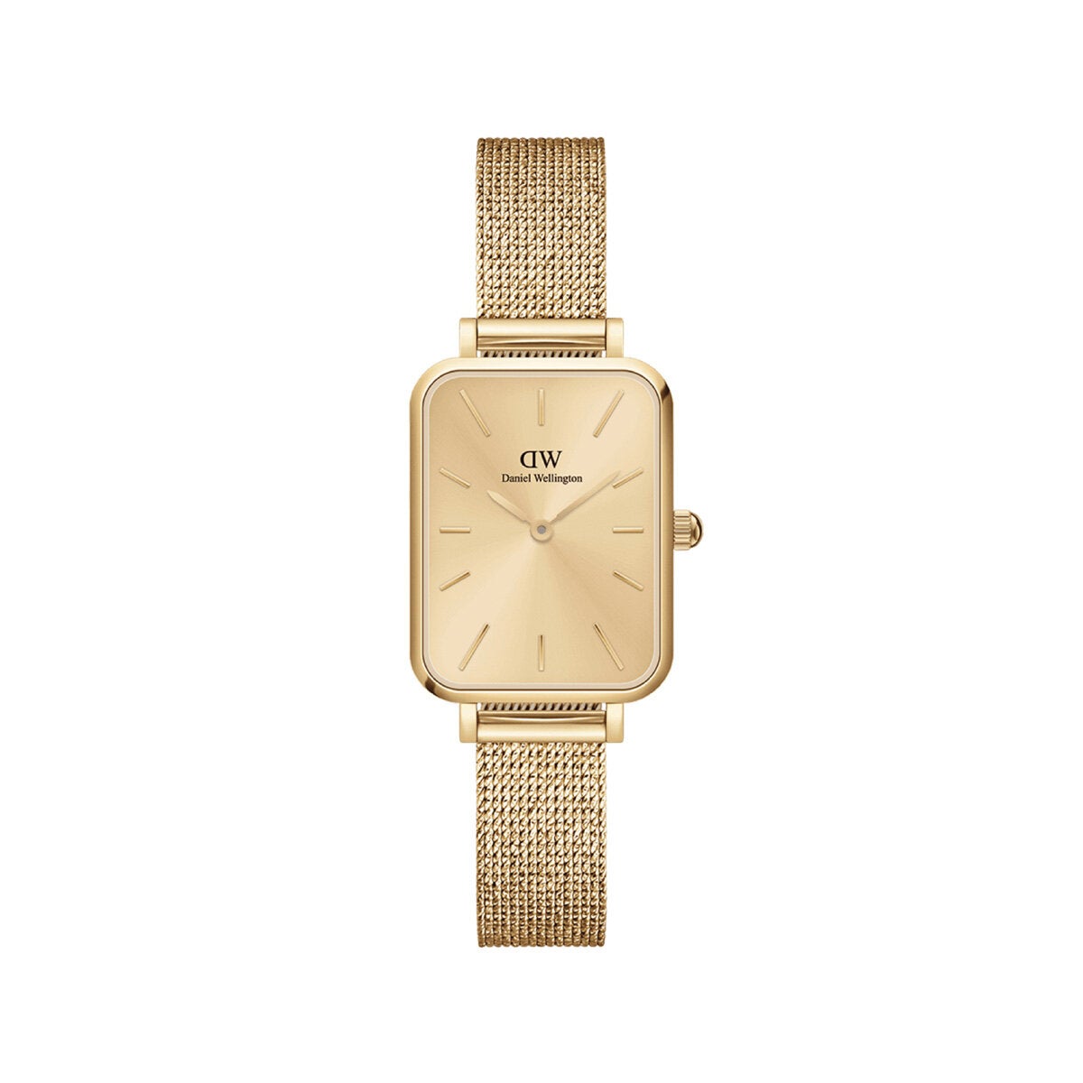 Daniel Wellington Gold Dial Wristwatch Quadro Unitone Women's DW00100485