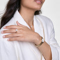 Daniel Wellington White Dial Wristwatch Gold Beans Link Ophelia Mini DW00100803 — image 5