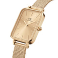 Daniel Wellington Gold Dial Wristwatch Quadro Unitone Women's DW00100485 — image 4