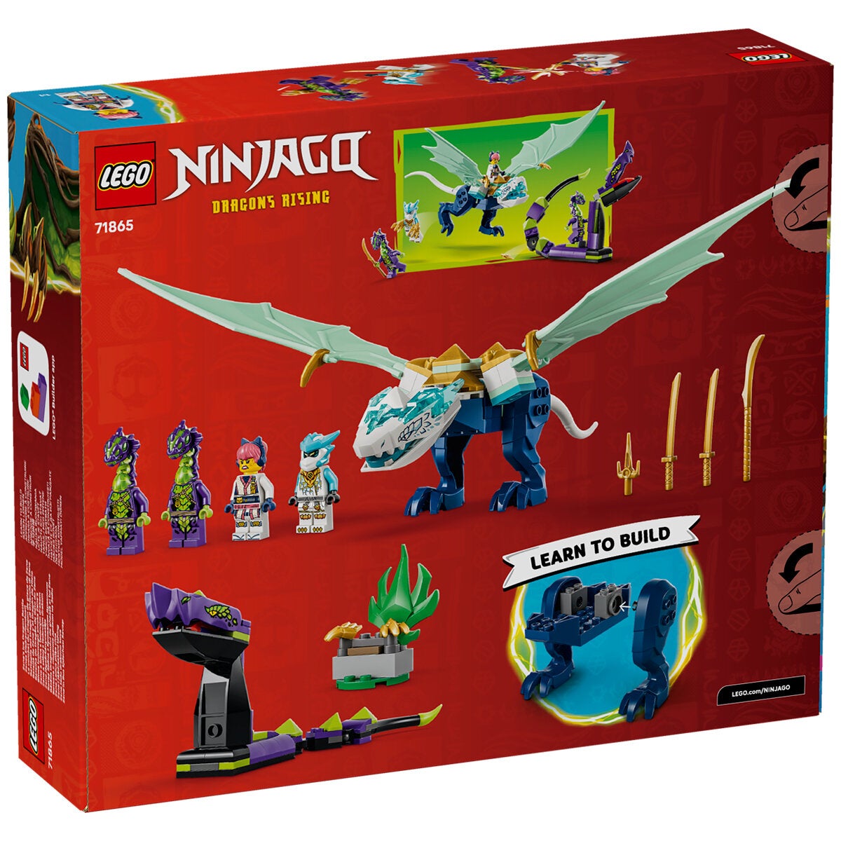 LEGO Zane Ice Dragon Battle NINJAGO Posable Dragon Toy 141 Pieces 71865 — image 3