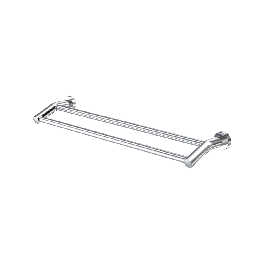 Caroma Double Towel Rail 630mm Metal Chrome Durable Design - SuperSaverAU - view 1