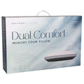 Odyssey Living Contoured Bed Pillow Memory Foam Dual Comfort Cooling Cover