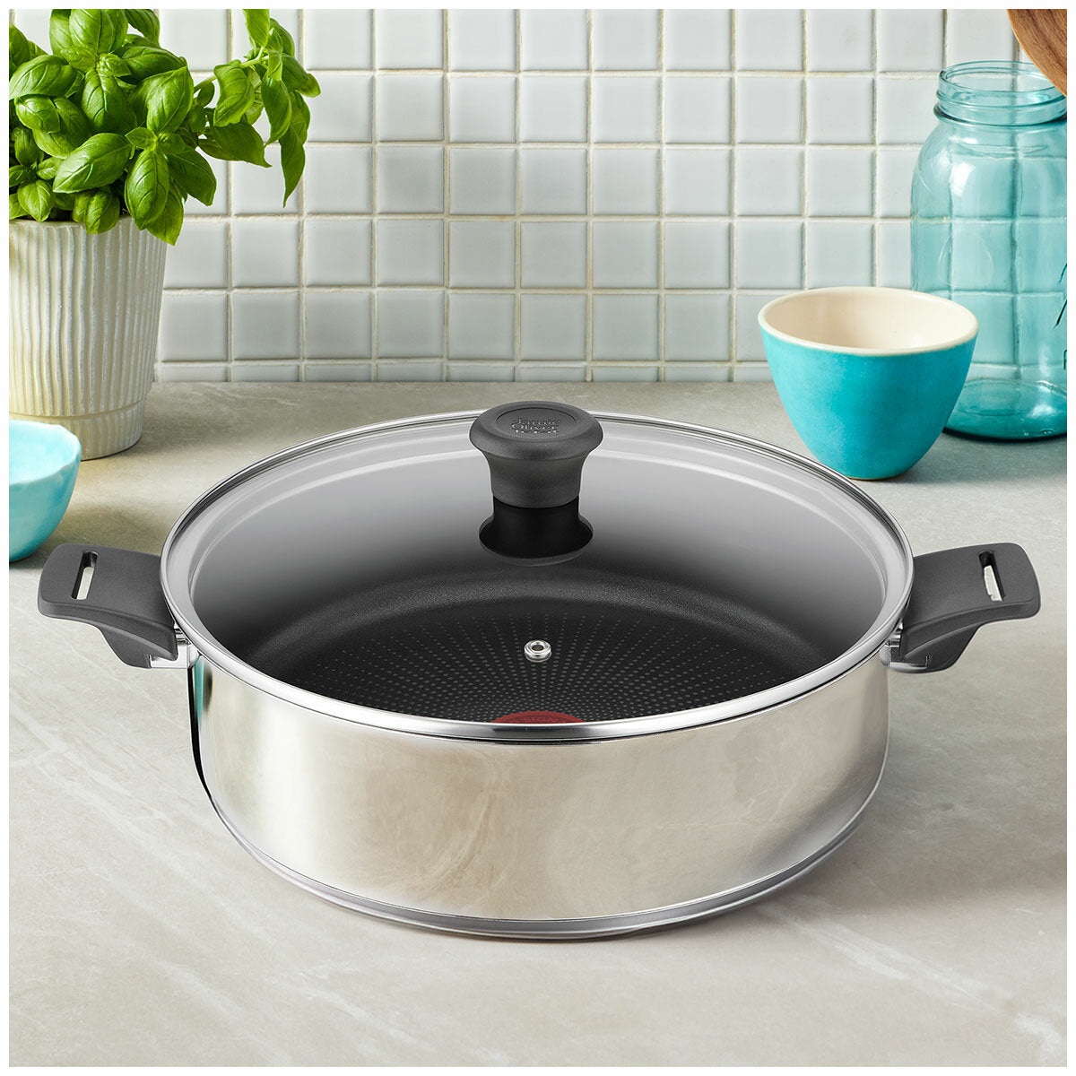Jamie Oliver by Tefal Family Pan Stainless Steel 30cm