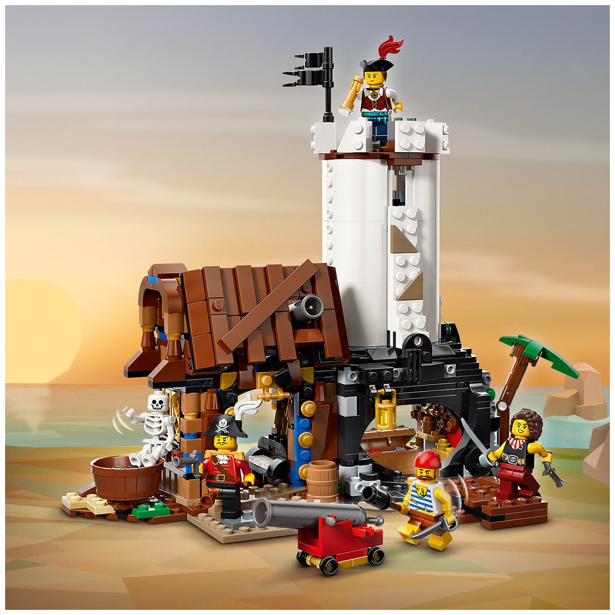 LEGO Iconic Pirate Ship Creator 3 in 1 Construction Toy 1074 Pieces 31387 — image 6