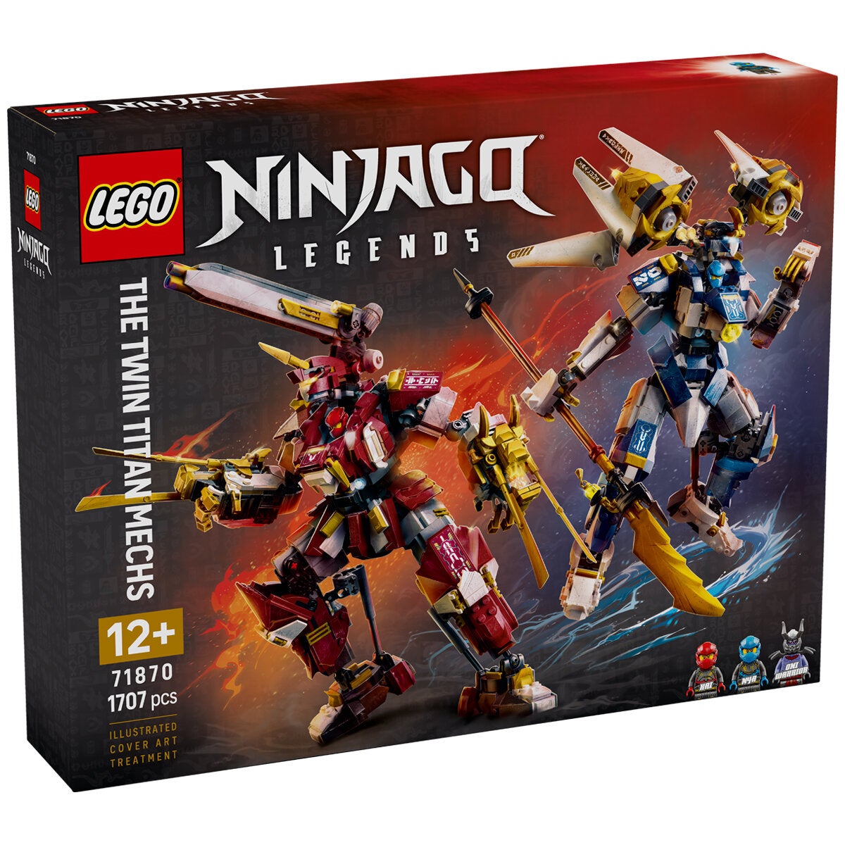 LEGO Twin Titan Mechs Posable Action Figures NINJAGO 1707 Pieces 71870 — image 3