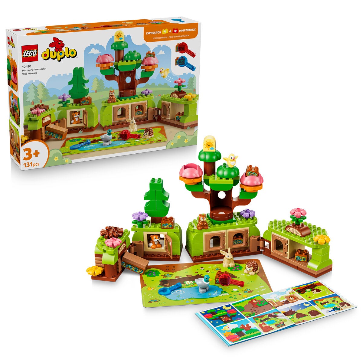 LEGO Discovery Forest Wild Animals DUPLO Toddler Building Toy 131 Pieces 10480