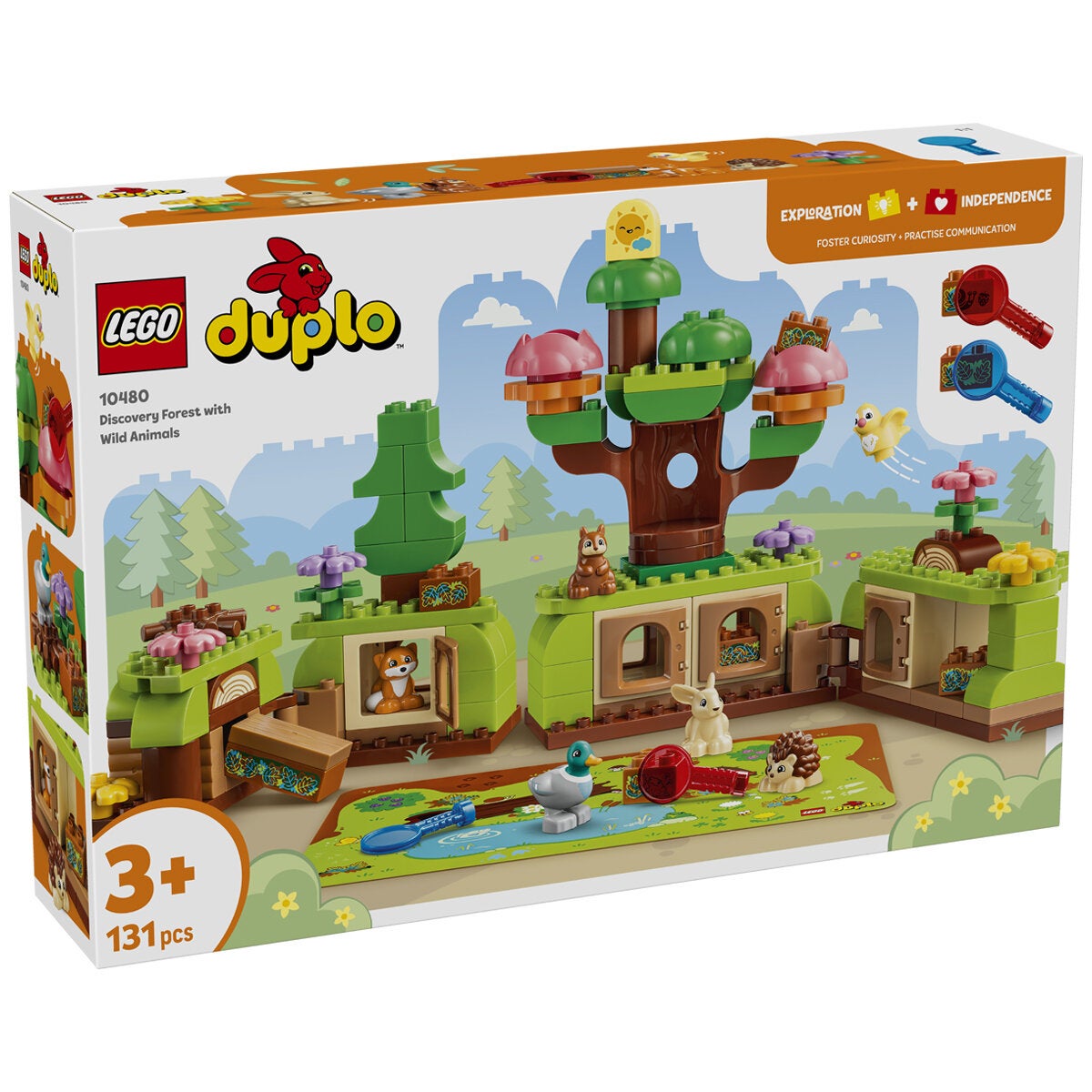 LEGO Discovery Forest Wild Animals DUPLO Toddler Building Toy 131 Pieces 10480 — image 2