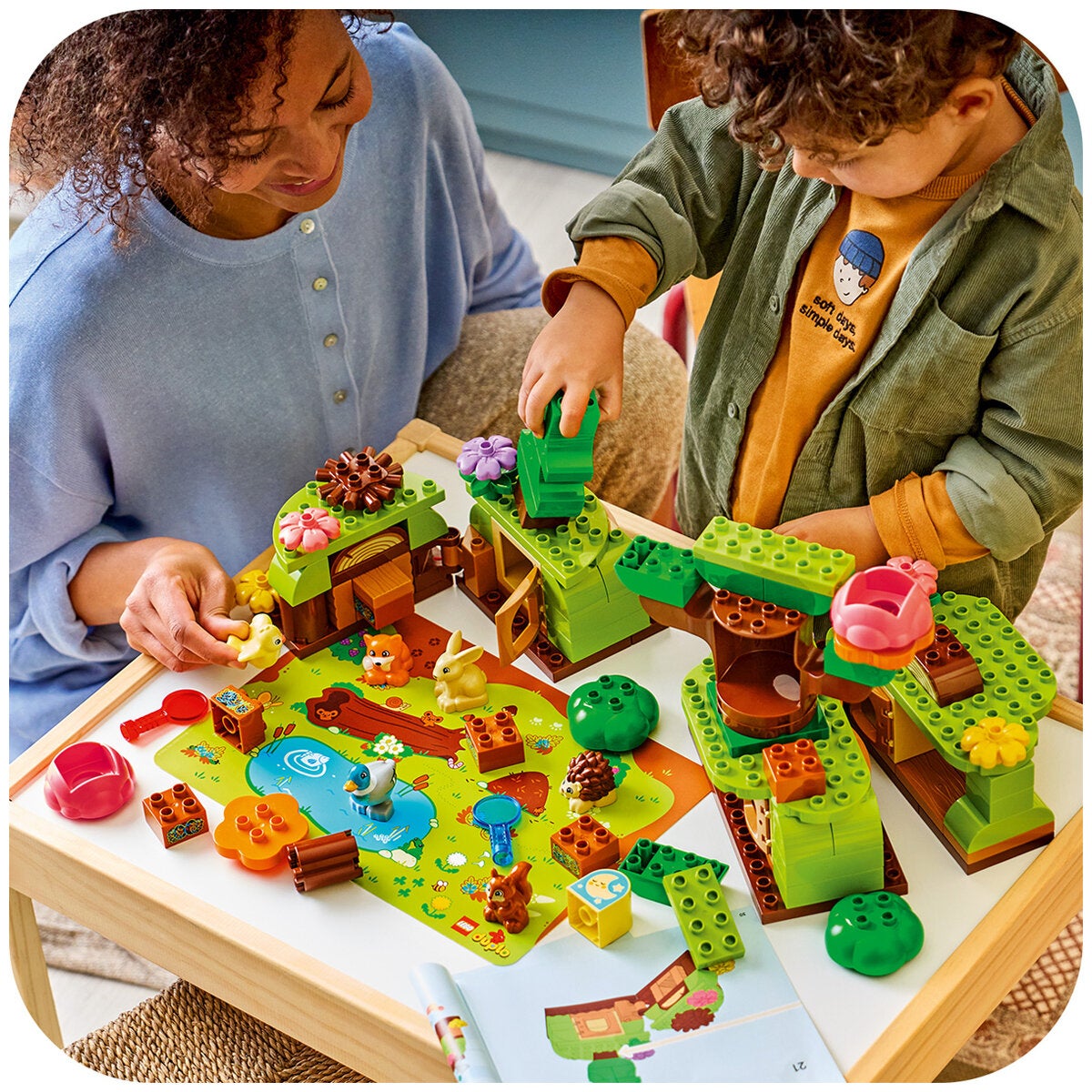 LEGO Discovery Forest Wild Animals DUPLO Toddler Building Toy 131 Pieces 10480 — image 8