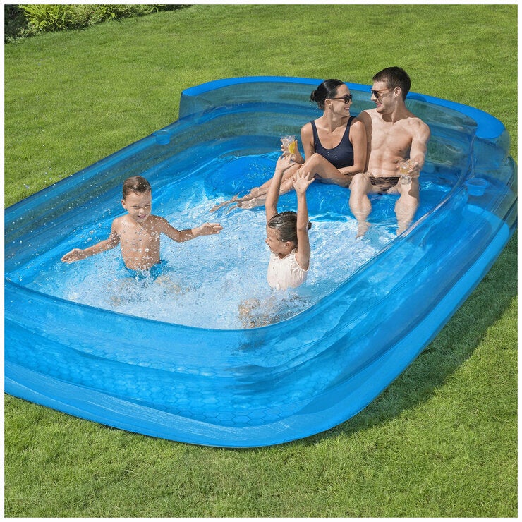 H2OGO Blue Inflatable Backyard Pool with Bench Seat, 1280 Litre Capacity — image 2