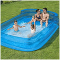 H2OGO Blue Inflatable Backyard Pool with Bench Seat, 1280 Litre Capacity — image 4