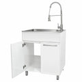 Presenza All in One 72cm Slim Shaker Cabinet With Sink And Chef Faucet