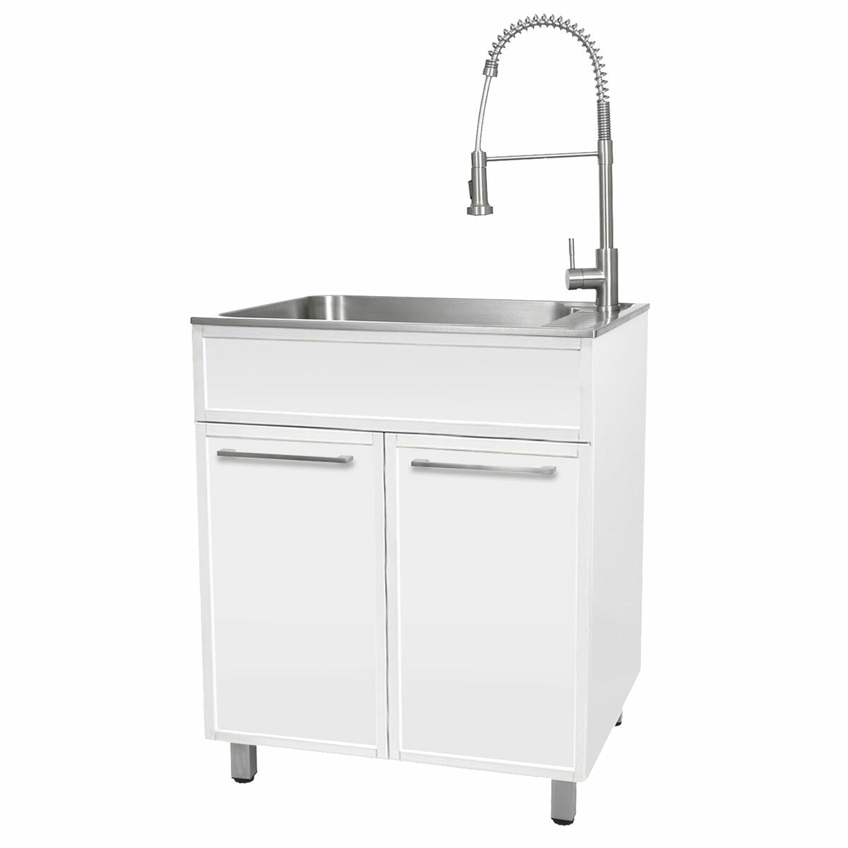 Presenza All in One 72cm Slim Shaker Cabinet With Sink And Chef Faucet