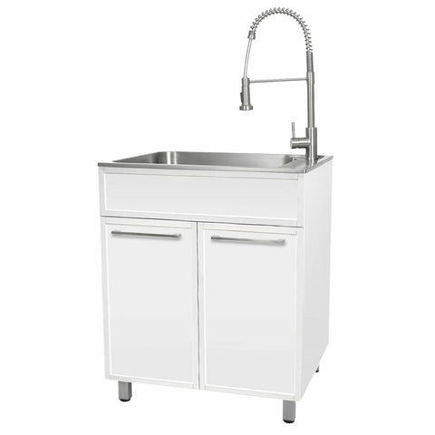 Presenza All in One 72cm Slim Shaker Cabinet With Sink And Chef Faucet