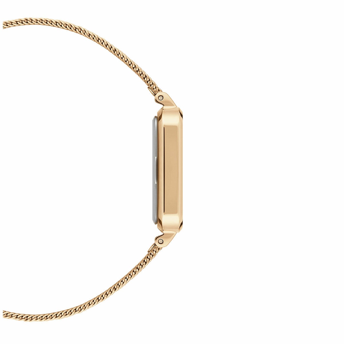 Daniel Wellington Gold Mesh Wristwatch Square Dial Quadro Women's DW00100556 — image 7