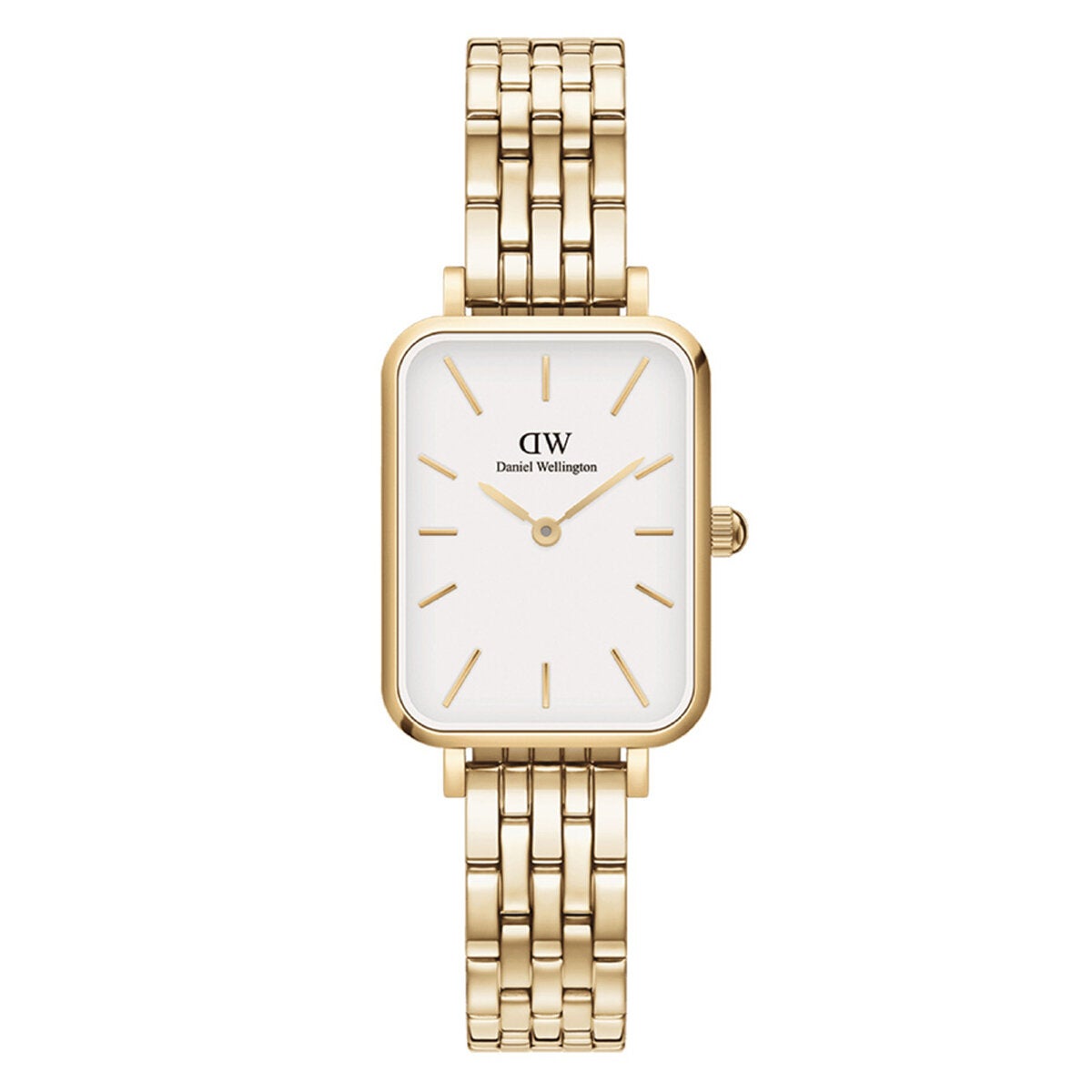 Daniel Wellington Gold 5 Link Wristwatch White Dial Quartz Women's DW00100622