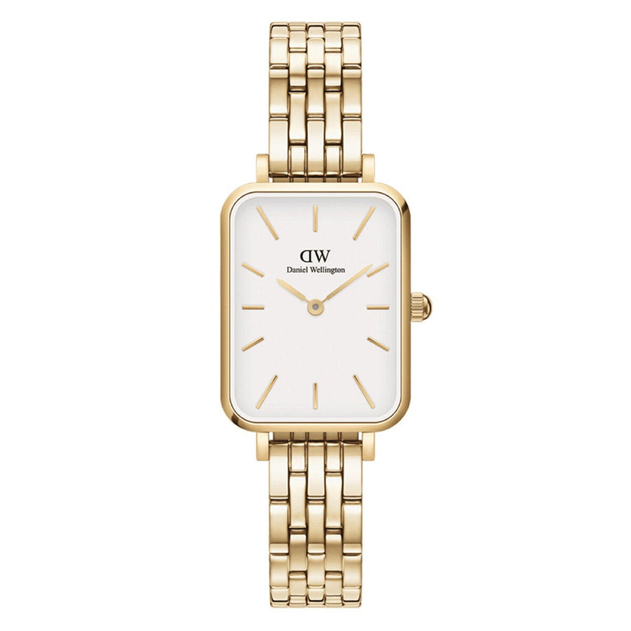 Daniel Wellington Gold 5 Link Wristwatch White Dial Quartz Women's DW00100622