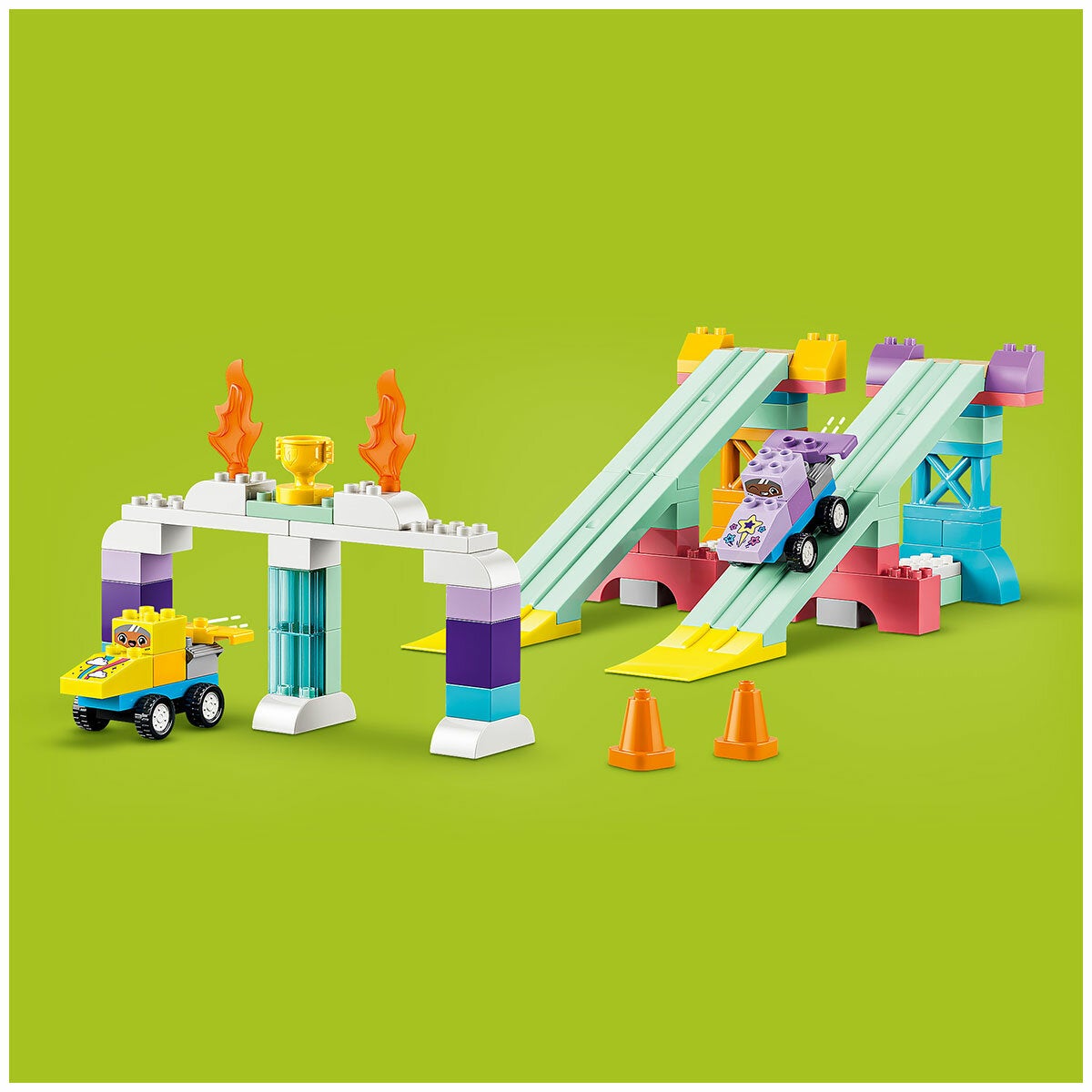LEGO DUPLO Creative Ramps With Vehicles 3 in 1 Toddler Building Toy 10478 — image 6