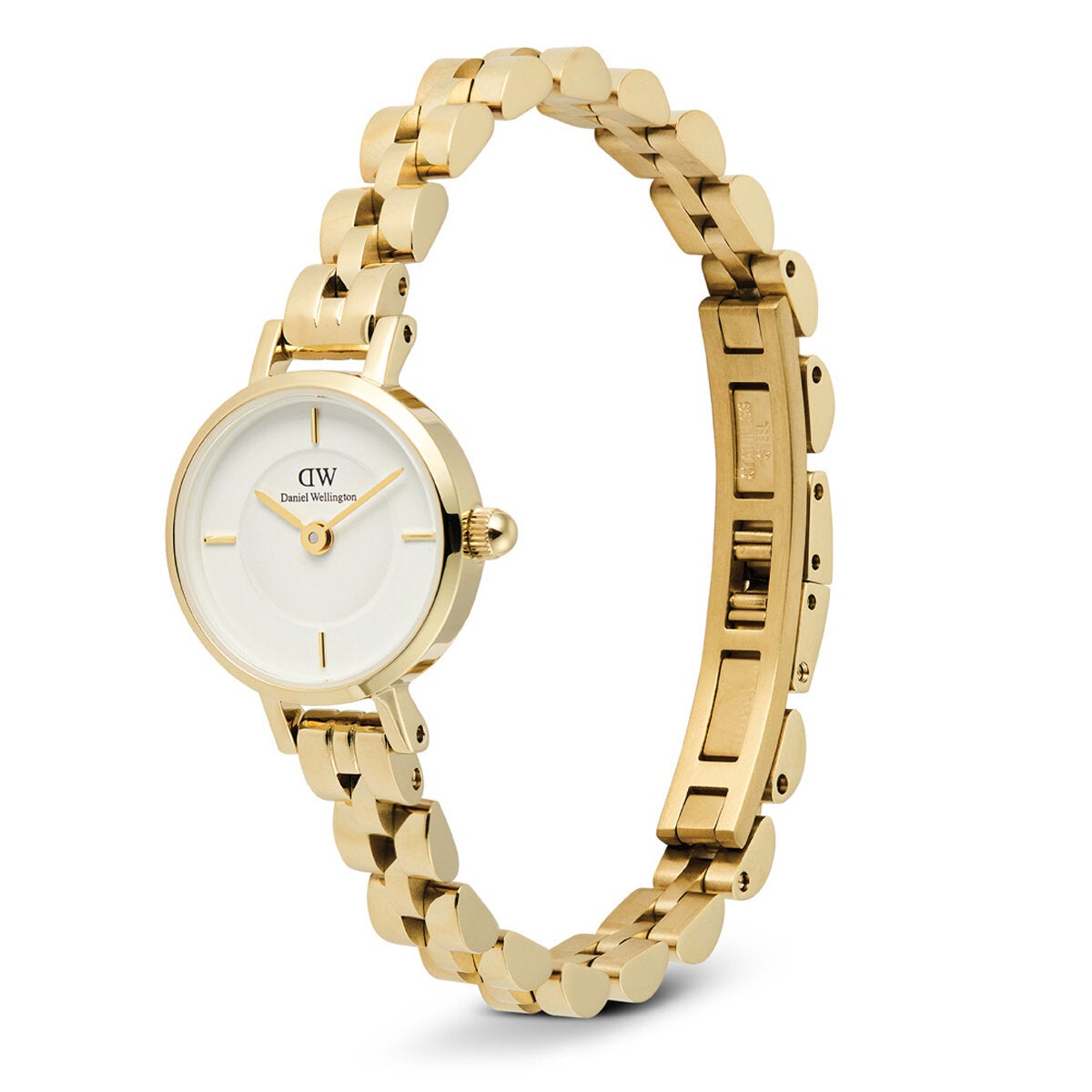 Daniel Wellington White Dial Wristwatch Petite Mini Arch 3 ATM Women's DW00100855