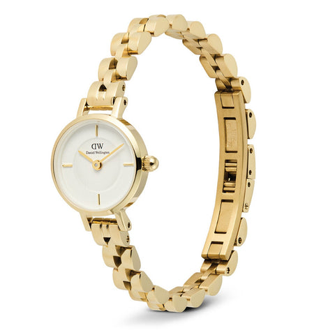 Daniel Wellington White Dial Wristwatch Petite Mini Arch 3 ATM Women's DW00100855