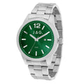 JAG Apollo Silver Stainless Steel Wristwatch Mens Quartz Green Dial J2902A — image 2
