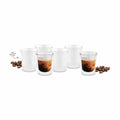 Avanti 6 Pack Coffee Glasses 250ml Double Wall Borosilicate Rigato Ribbed — image 3