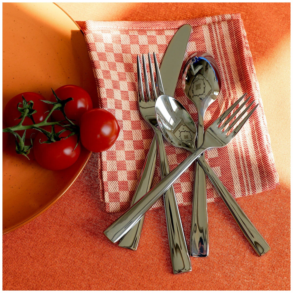 Gourmet Settings Mode Forged Flatware Set 20 Piece Dishwasher Safe — image 2