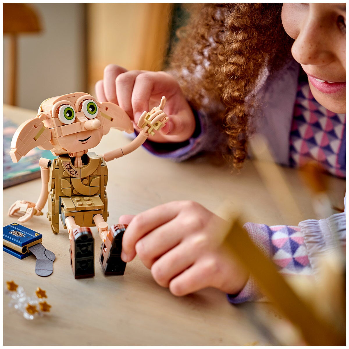 LEGO Dobby the Free Elf Posable Figure Harry Potter 2 in 1 Model Kit 76469 — image 3