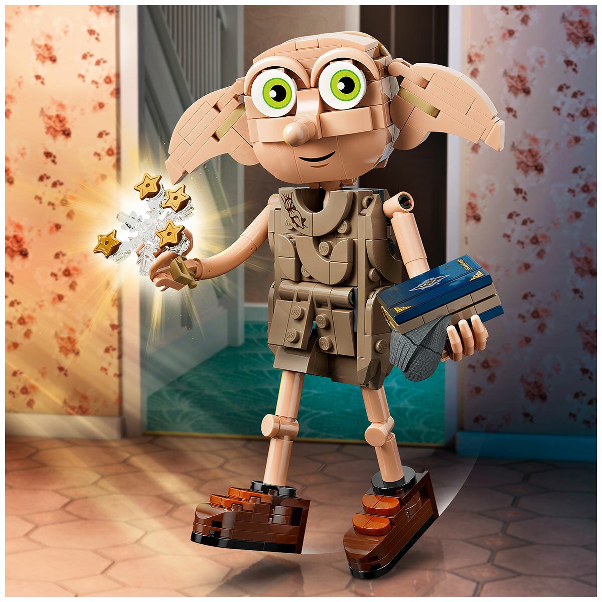 LEGO Dobby the Free Elf Posable Figure Harry Potter 2 in 1 Model Kit 76469 — image 5