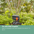 Gardena Micro Irrigation Oscillating Sprinkler OS 90 - 1 to 90 m² - Black - Adjustable Range - SuperSaverAU - view 3