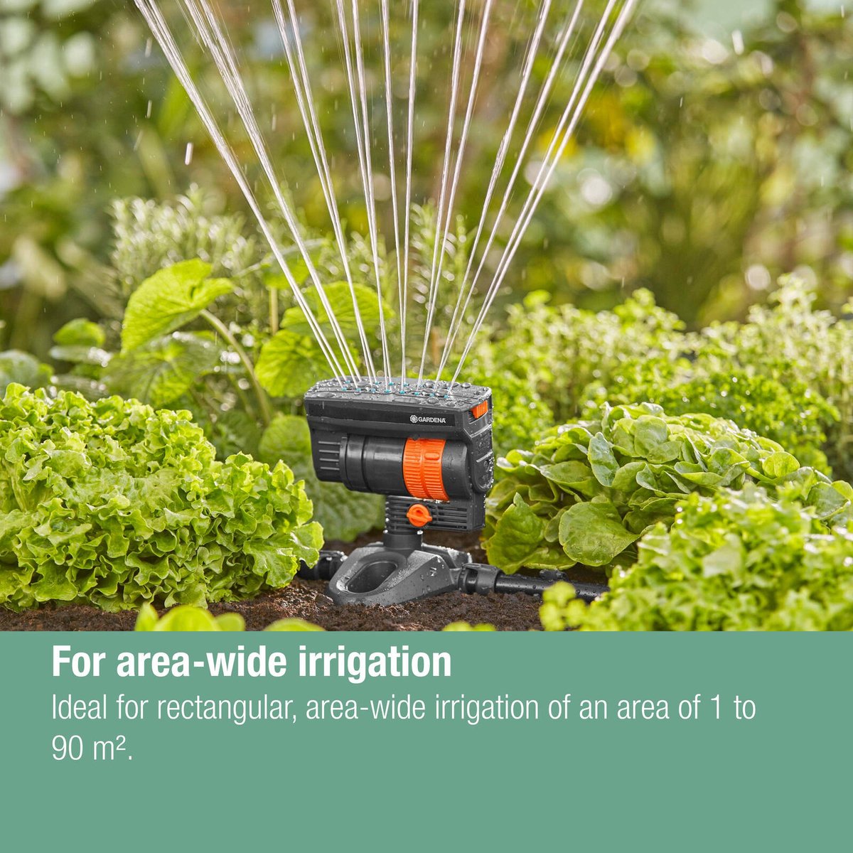 Gardena Micro Irrigation Oscillating Sprinkler OS 90 - 1 to 90 m² - Black - Adjustable Range - SuperSaverAU - view 3