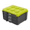Ryobi Link 3 Drawer Toolbox - Modular Storage - 390mm x 490mm - Durable - SuperSaverAU - view 1