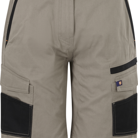 Citeco Women's Mid Shorts Khaki Size 8 - Cotton Stretch Twill