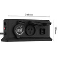 Arlec IP55 4 Outlet Weatherproof Powerboard with PD20W USB-A & USB-C, Dark Grey PB34BUPD