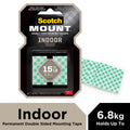 Scotch 2.54 x 2.54cm Indoor Double-Sided Mounting Squares - 48 Pack