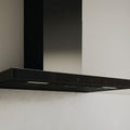 Haier 90cm 600 Series wall mounted canopy rangehood - matt black, Wi-Fi, hood to hob connection - HC90BMB2