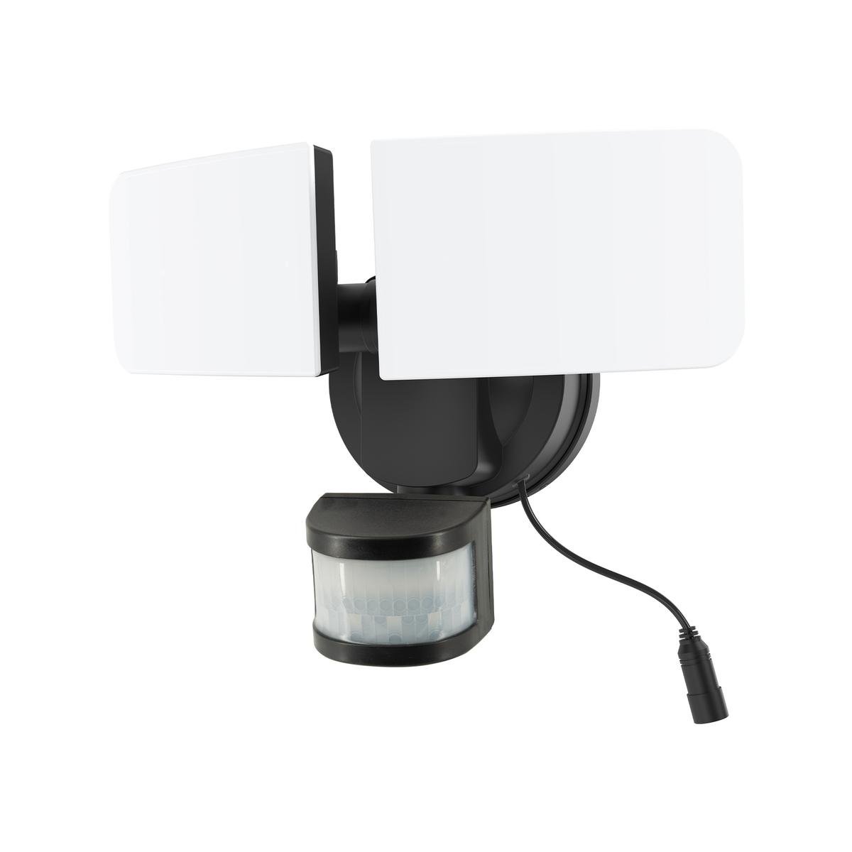 Arlec Solar Hybrid Powered Ketupa Twin Head Security Floodlight 1000 Lumens - Black - Weather Resistant - SuperSaverAU - view 1