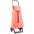 Rolser Jet LN Joy 2 wheel folding trolley - Coral pink - Lightweight aluminium chassis - R-JET001-1051
