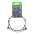Kinetic 1500mm Stainless Steel Flexible Braided Hose Water Connector - Durable Plumbing Solution - 1/2" Female BSP - Corrosion Resistant - SuperSaverAU - view 2