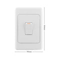 Deta Double Pole Switch - 45A - Plastic - Australian Standards Approved - SuperSaverAU - view 4