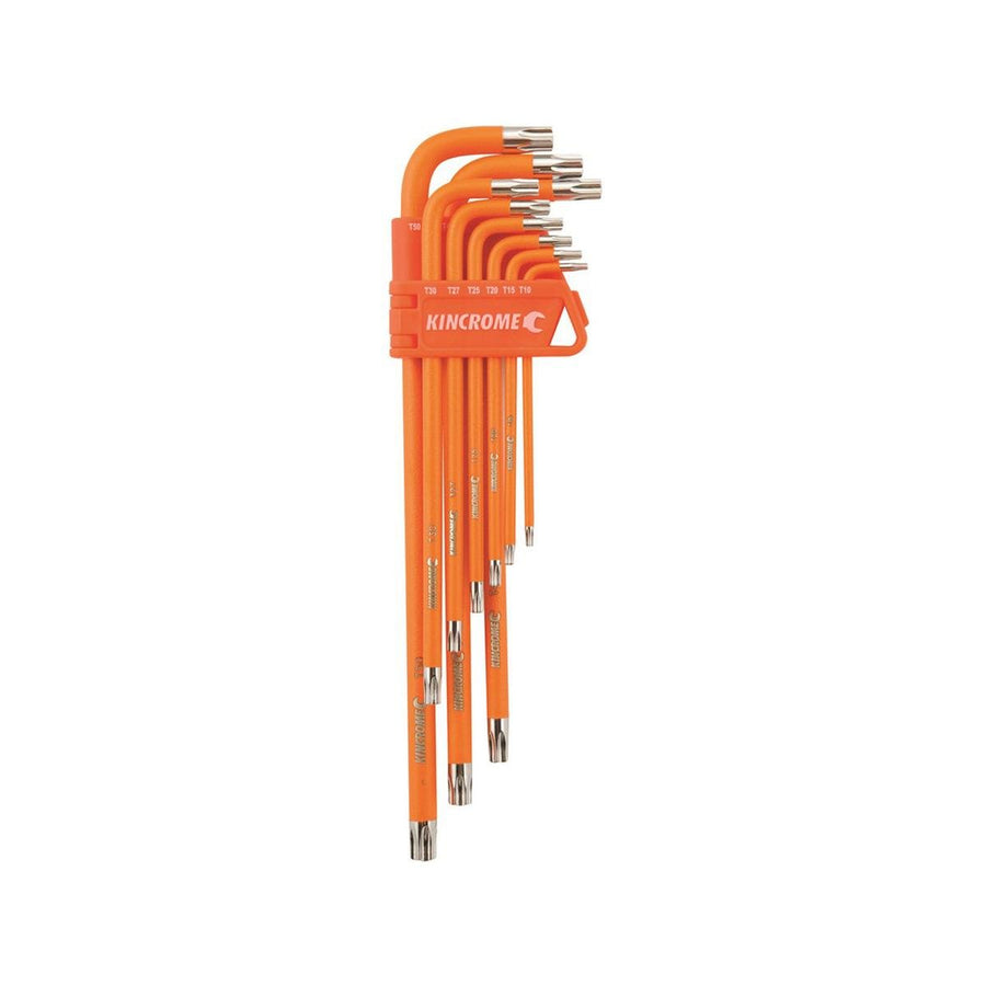 Kincrome 9 Piece Tamperproof Torx Wrench Set - Chrome Vanadium - Durable - SuperSaverAU - view 1